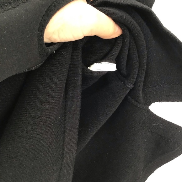 EMANUEL - Emanuel Ungaro LIBERTE Button Sweater Career Casual Black Size M/P - Picture 7 of 7